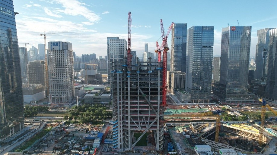日立电梯为全国在建最高纯钢结构超高层建筑提供电梯产品相关图片