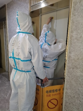同心同行！战“疫”进行时的日立电梯人相关图片
