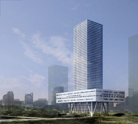 日立电梯为深交所广场提供全部电梯产品相关图片