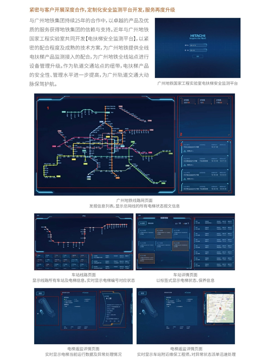“轨道交通产品全生命周期服务”——日立电梯已累计为广州地铁提供电扶梯超1800台相关图片